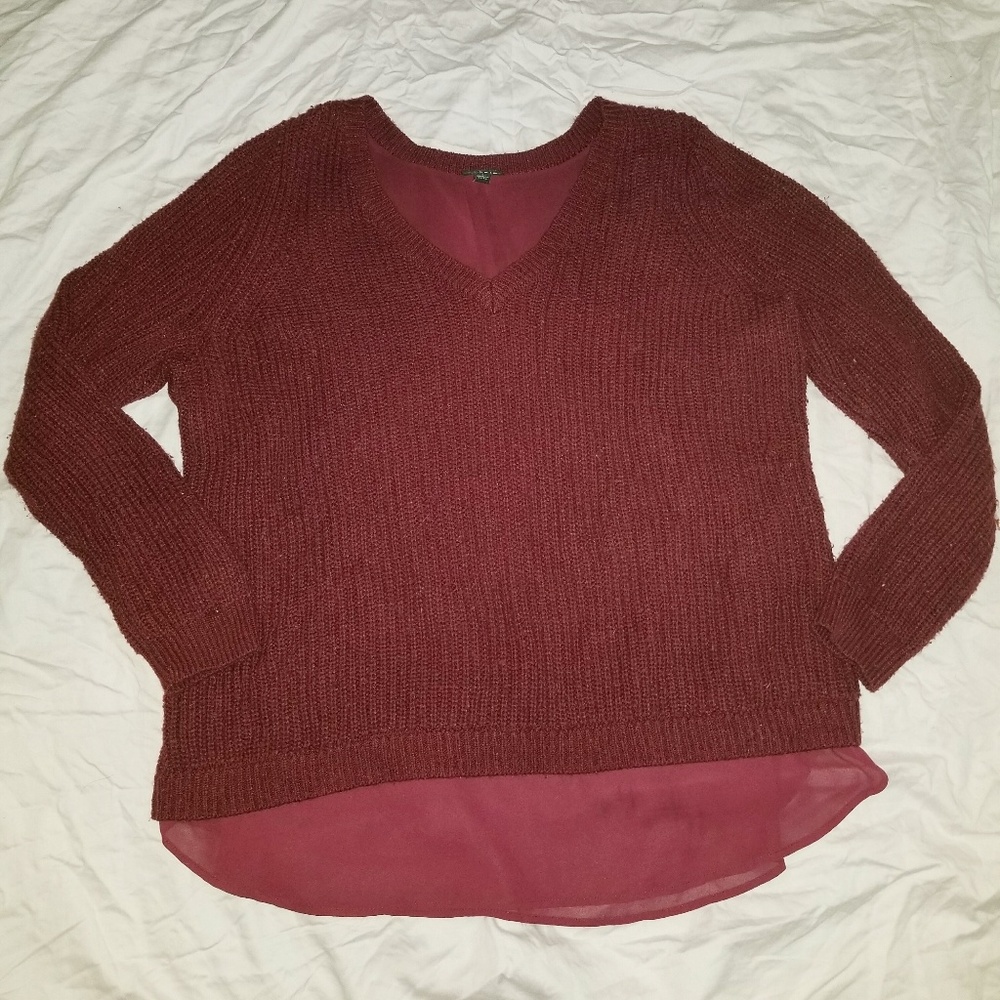 Torrid Open back Sweater